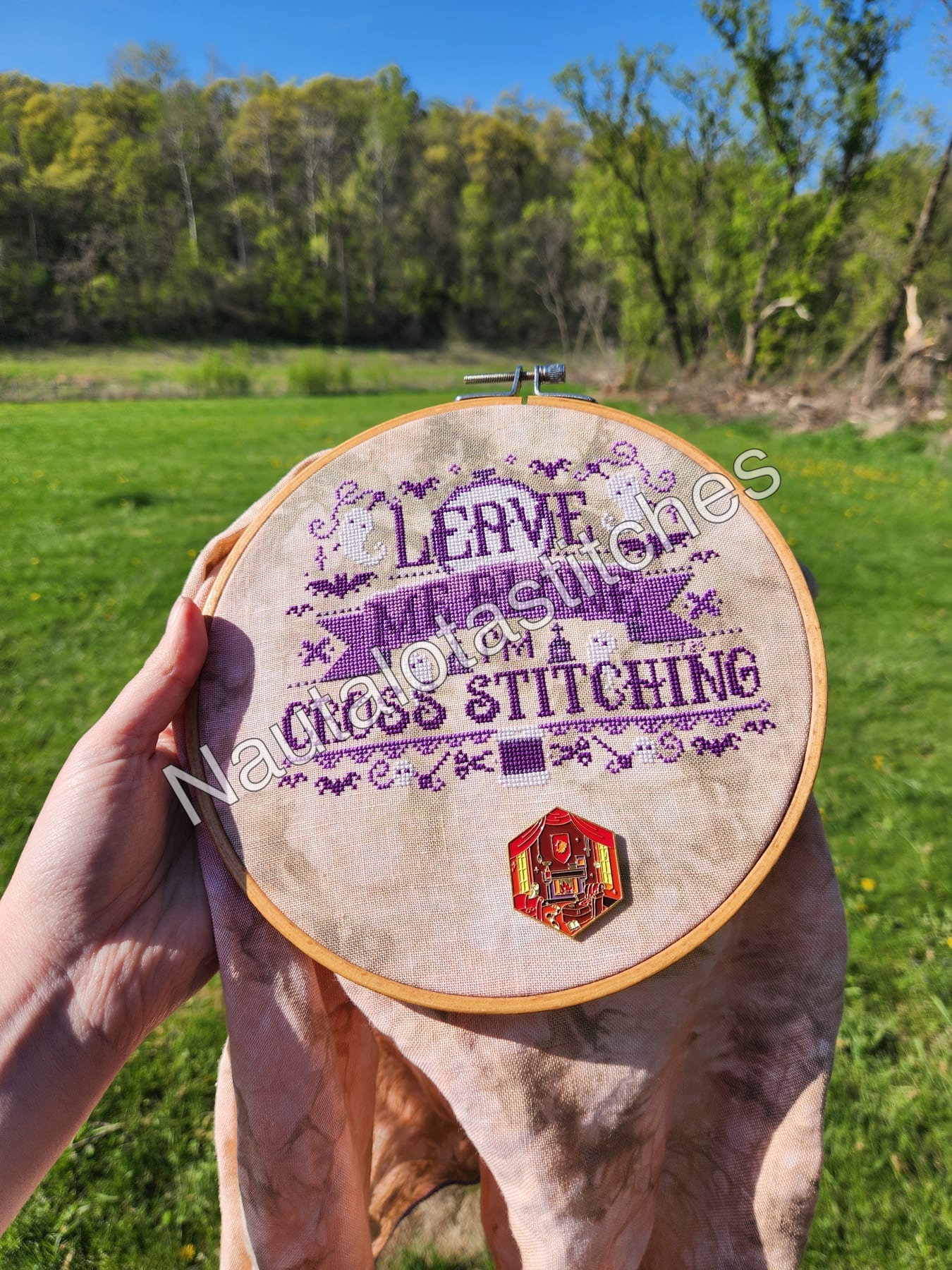 Leave Me Alone I'm Cross Stitching