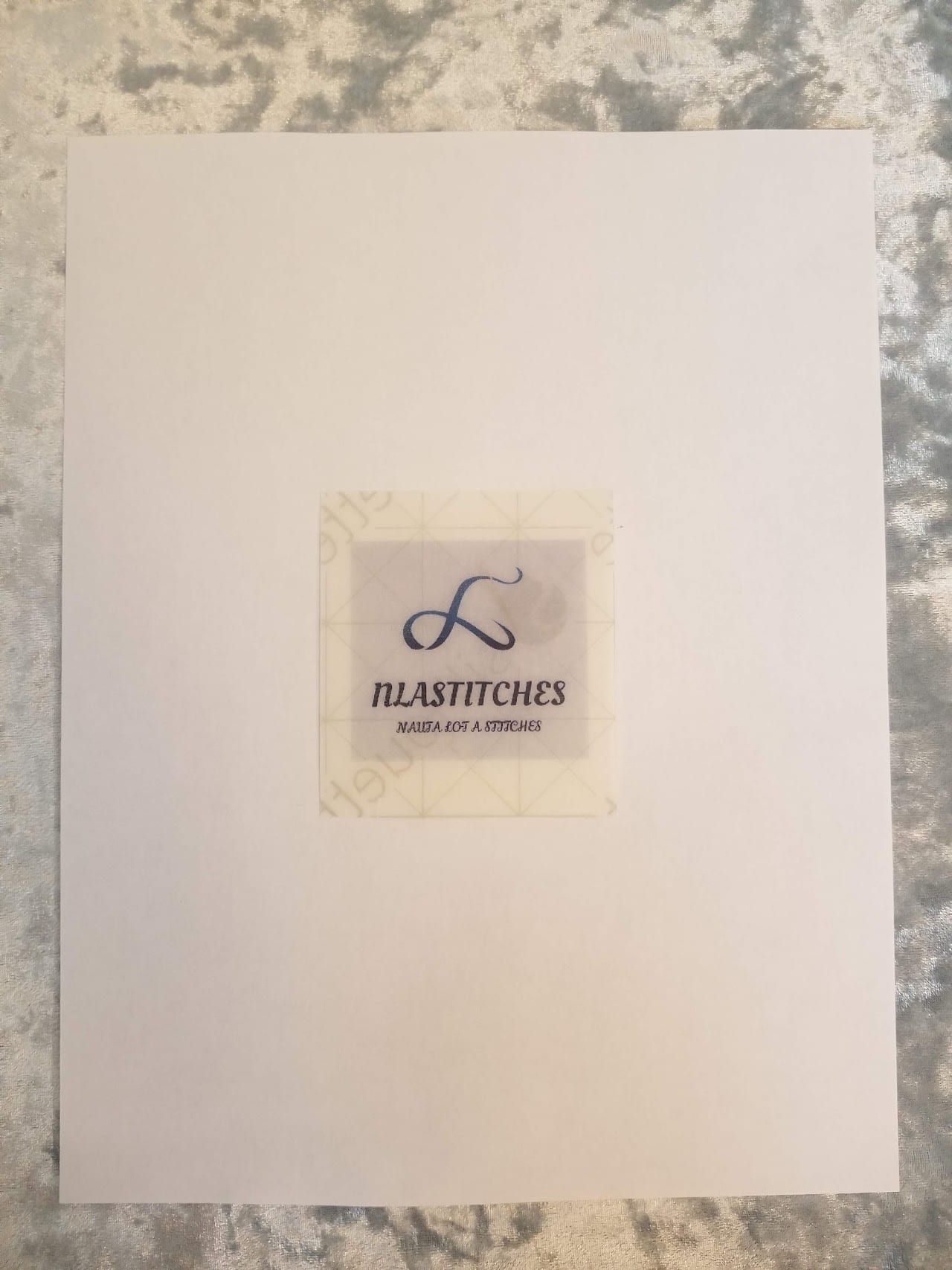 Color image printed onto the shrink plastic